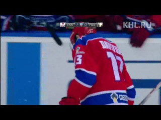 pavel datsyuk (superbullet in the goal of traktor)