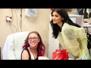 kylie at teen's hospital (august 2015)