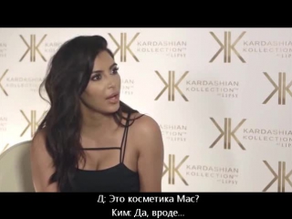 hd: kim on kylie's makeup (september 3, 2014) - russian subtitles
