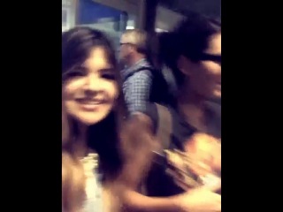 at lax airport - video from a fan (july 23, 2014)