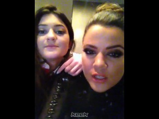kylie and khloe thanksgiving day (november 22, 2012)