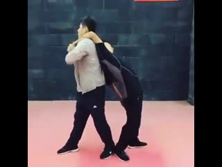 this asian knows a lot about self-defense